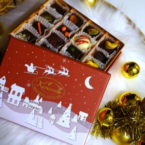 16 käsitöökommiga punane karp