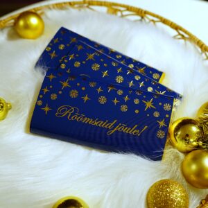 80% Tume šokolaad 80g "Rõõmsaid jõule"